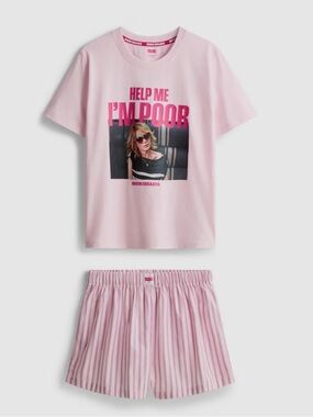 Bridesmaids Cotton Graphic Shorty Pajamas 2pc NWT